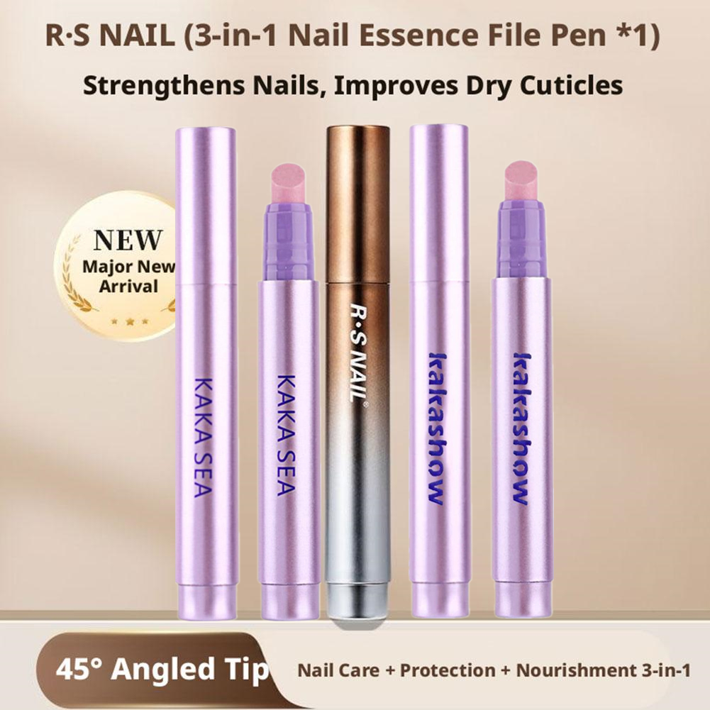 Cuticle Oil Pen - 3-in-1 Nagelhautpflege-Stift mit Keramik-Nagelhautschieber für Hängenägel,