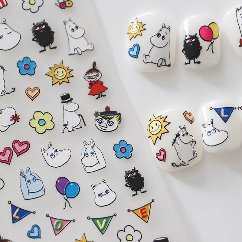 Moomin Nagelaufkleber Hochwert – Nail Art Quirky Bewertung und Preis