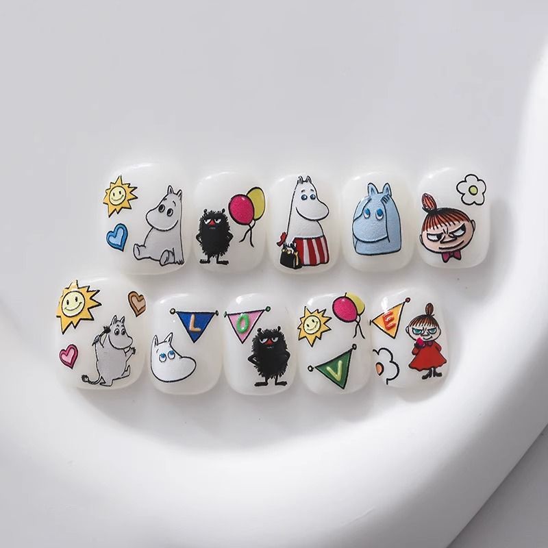 Moomin Nagelaufkleber Hochwert – Nail Art Quirky Bewertung und Preis