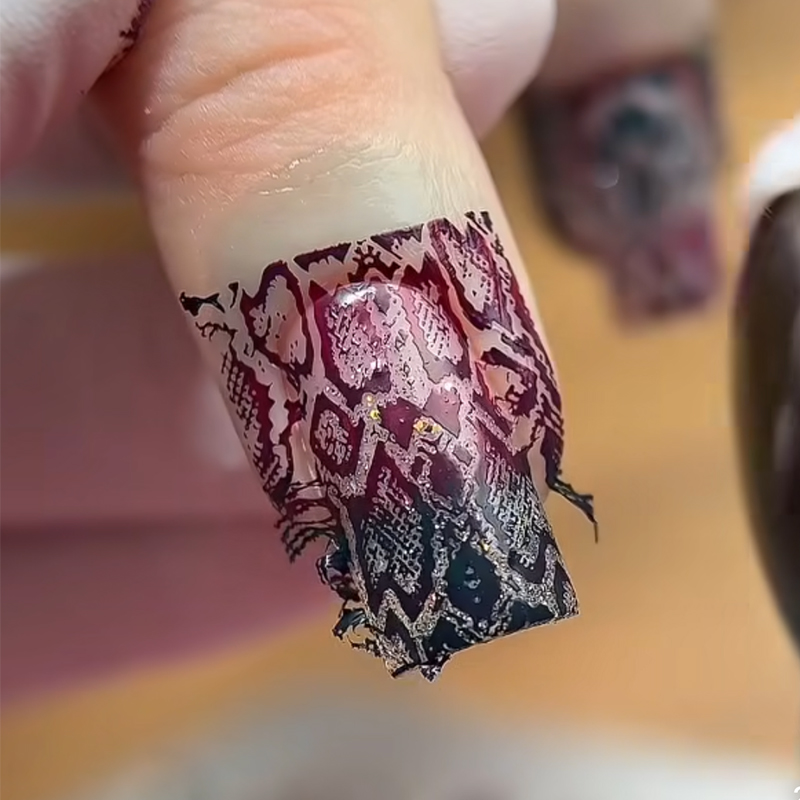 Tierbild Schlange Leopard Nage – Nail Art Zebra Design Bewertung und Preis
