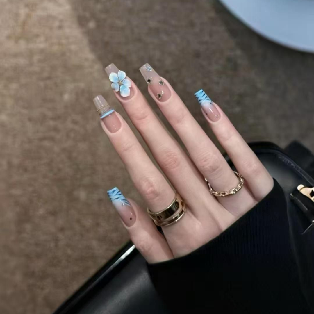 10 Stück handgemachte Press-On – Nail Art Zebra Design Bewertung und Preis