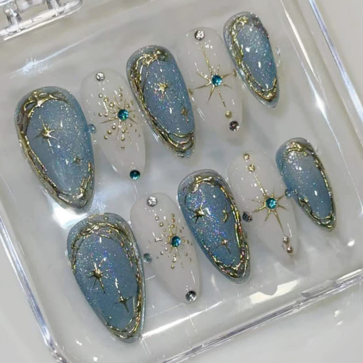 24 Stück Vergoldete Sternenlic – Nail Art Quirky Bewertung und Preis