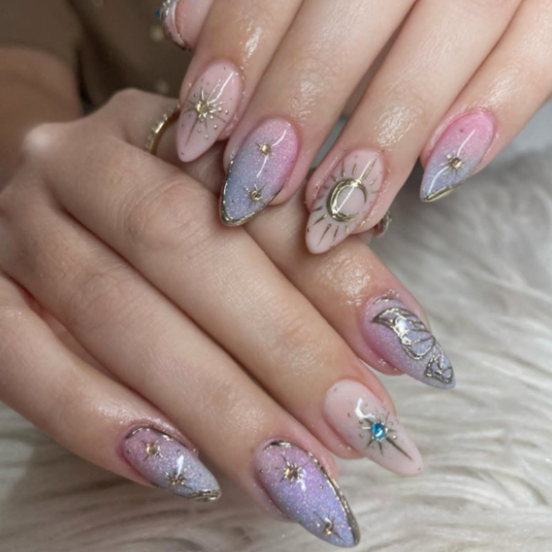 24 Stück Vergoldete Sternenlic – Nail Art Quirky Bewertung und Preis