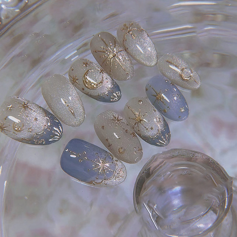 24 Stück Vergoldete Sternenlic – Nail Art Quirky Bewertung und Preis
