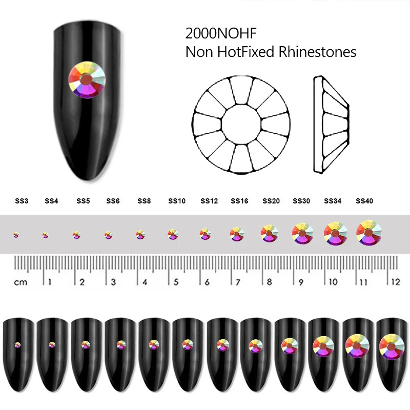 Fuchsia SS3-SS30 Glas-Strassst – Nail Art Fuchsia Bewertung und Preis
