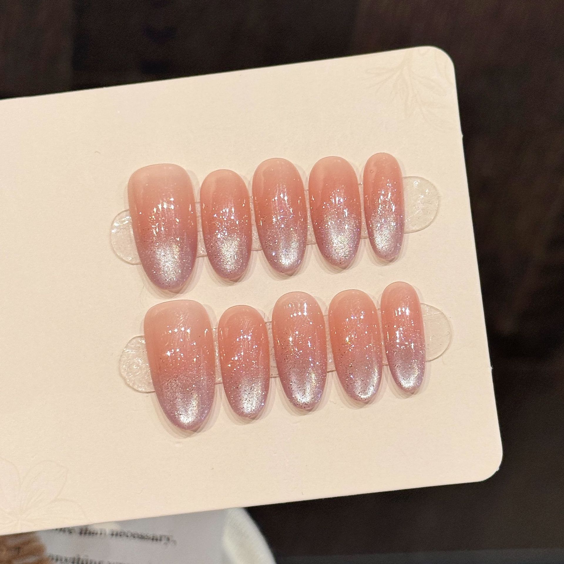 10 Stück luxuriöse handgeferti – Nail Adhesive Tab Bewertung und Preis
