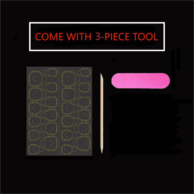 10 Stück luxuriöse handgeferti – Nail Adhesive Tab Bewertung und Preis
