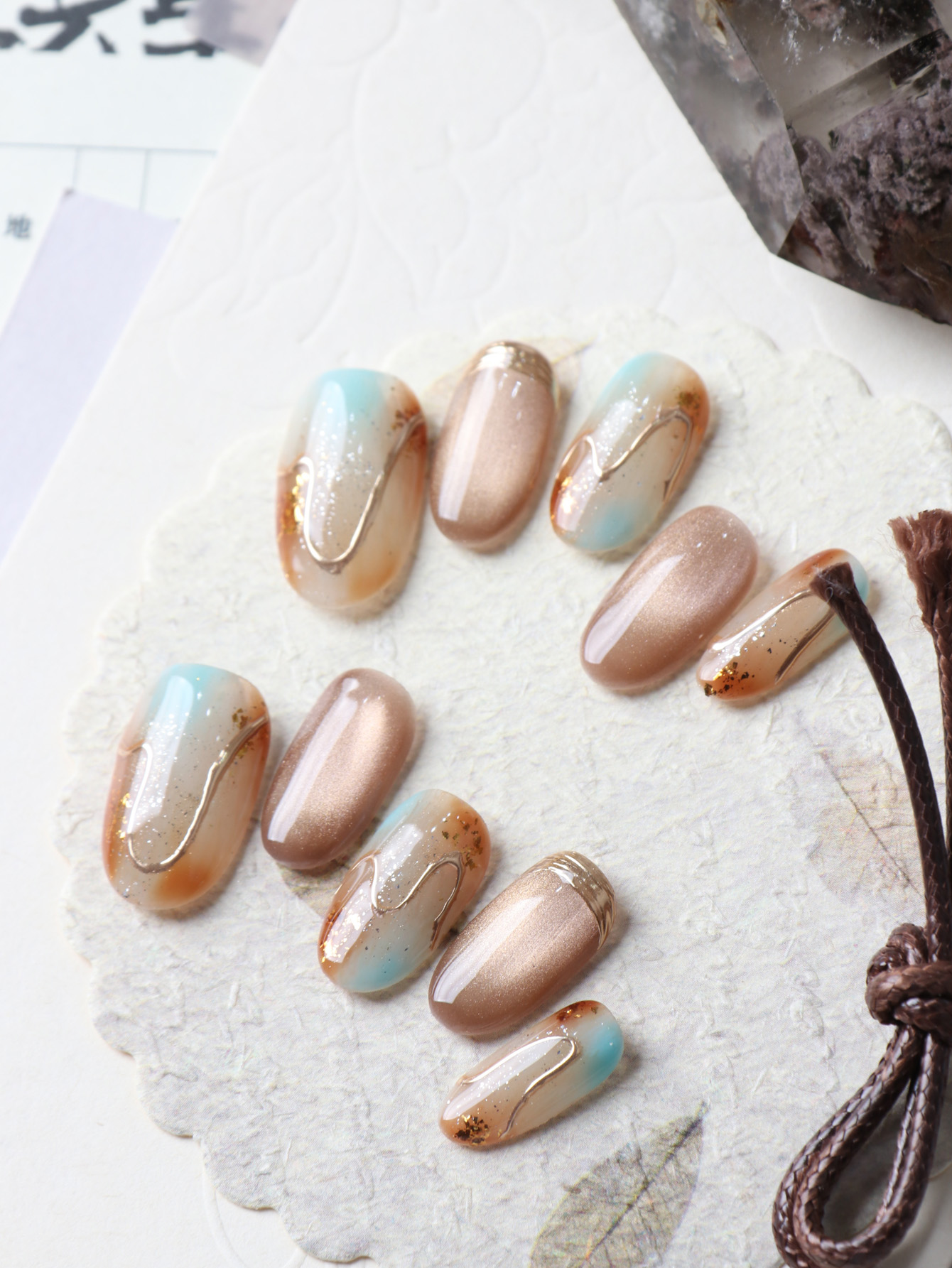 10 Stück Aufklebenägel Kurz Br – Nail Adhesive Tab Bewertung und Preis