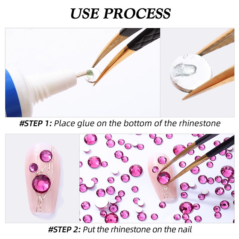 Ducrystal Fuchsia Kleber auf K – Nail Art Fuchsia Bewertung und Preis