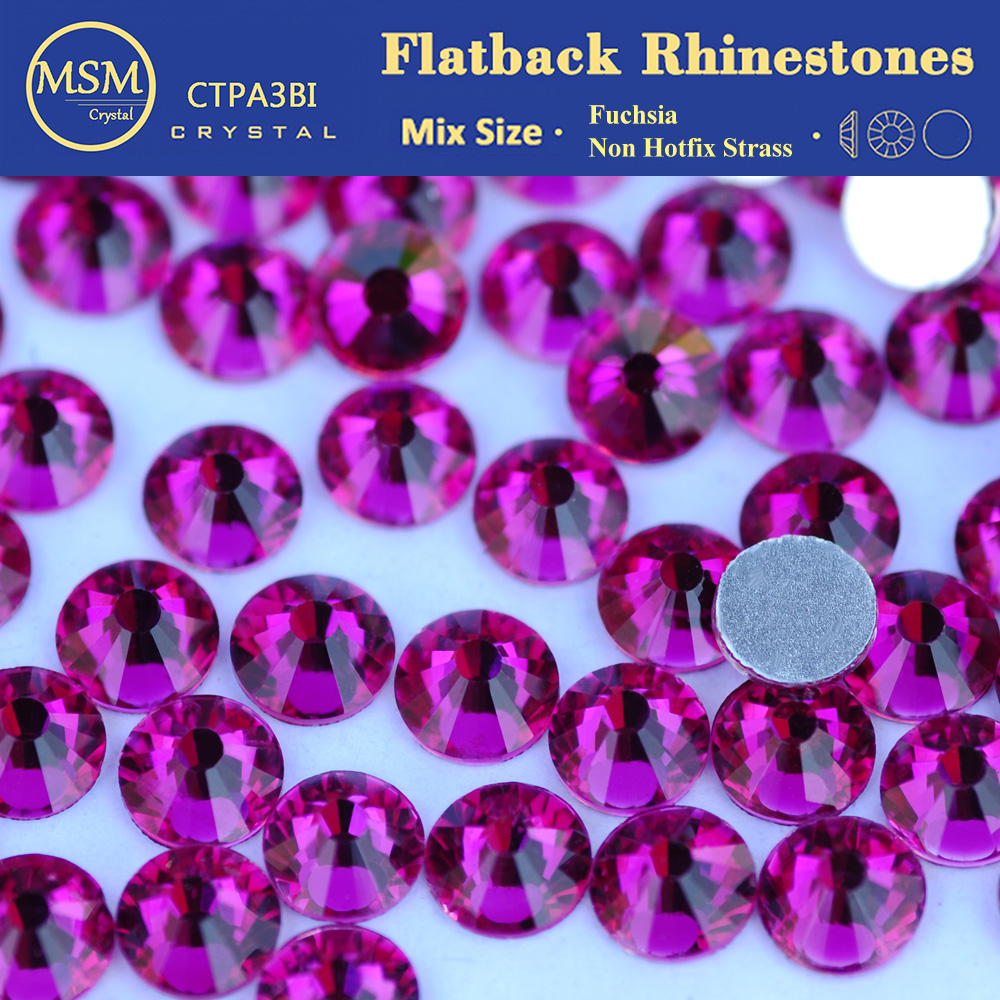 Neue fuchsiafarbene Non-Hotfix – Nail Art Fuchsia Bewertung und Preis