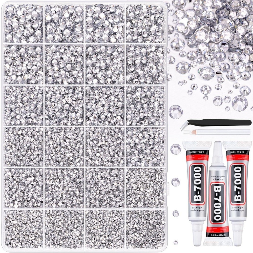 Mehrfarbiges Harz-Strass-Set D – Nail Art Quirky Bewertung und Preis