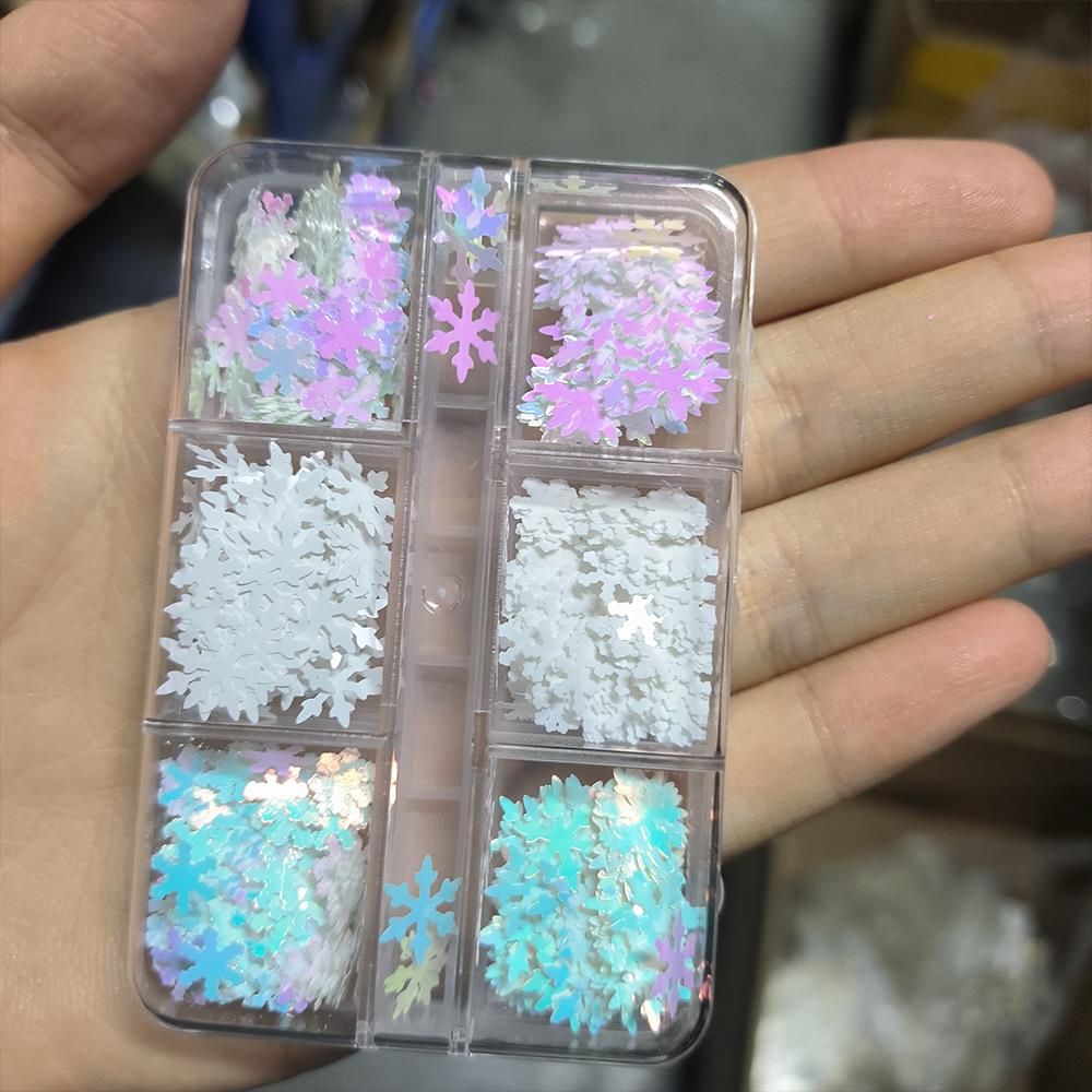 6/12Grids 3D Aurora Weihnachte – Nail Art Xmas Bewertung und Preis