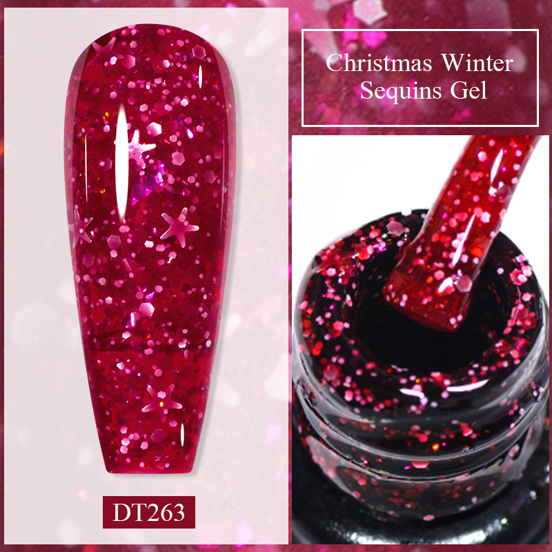 7ml Weihnachten Glitter Gel Na – Nail Art Xmas Bewertung und Preis
