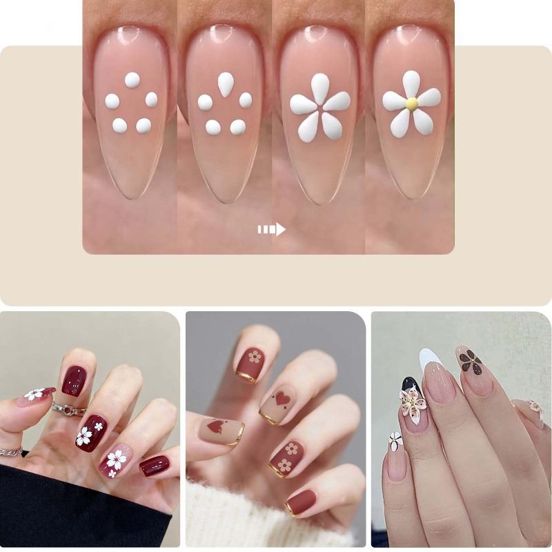 5-Blütenblatt-Nagel-Dotting-St – Nail Art One Stroke Bewertung und Preis
