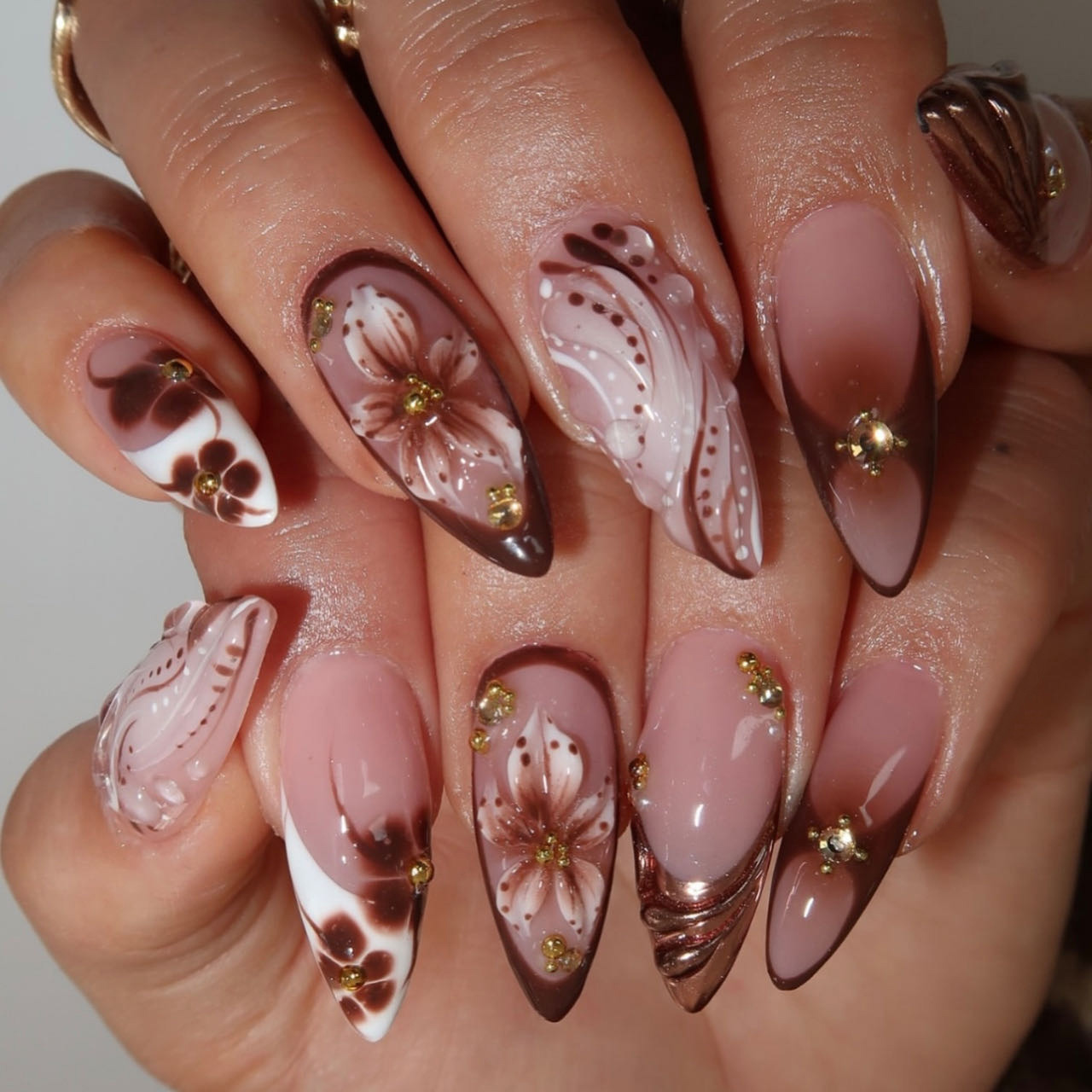 Mittellange künstliche Nägel f – Nail Art Design Bewertung und Preis
