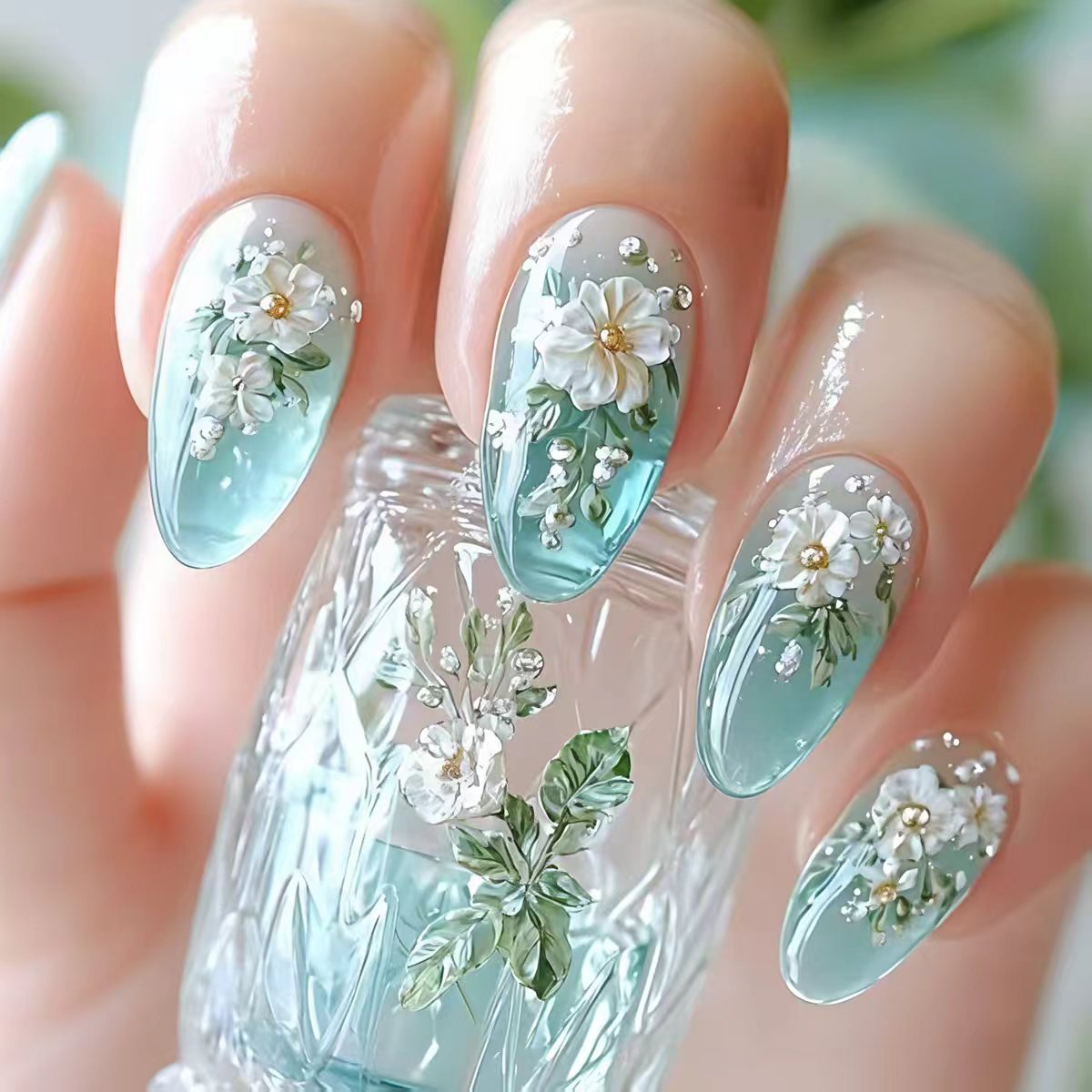 Mittellange künstliche Nägel f – Nail Art Design Bewertung und Preis