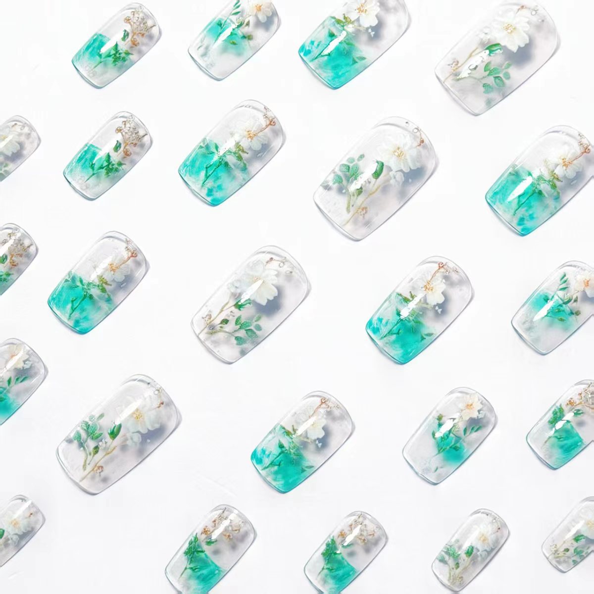 Mittellange künstliche Nägel f – Nail Art Design Bewertung und Preis