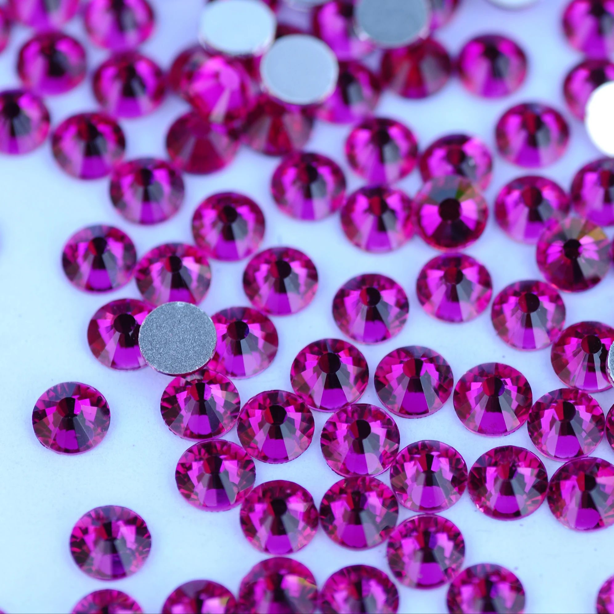 5A Fuchsia Lila Glitzer Strass – Nail Art Fuchsia Bewertung und Preis
