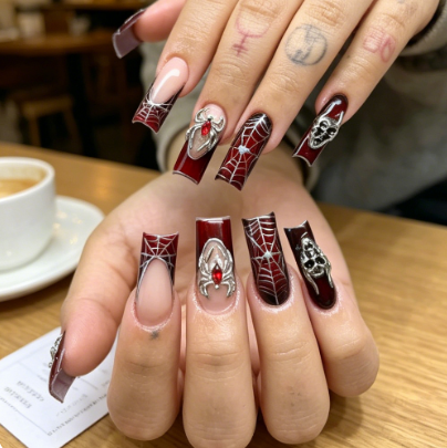 Lange Sargform-Nägel mit Nude- – Nail Art Design Bewertung und Preis