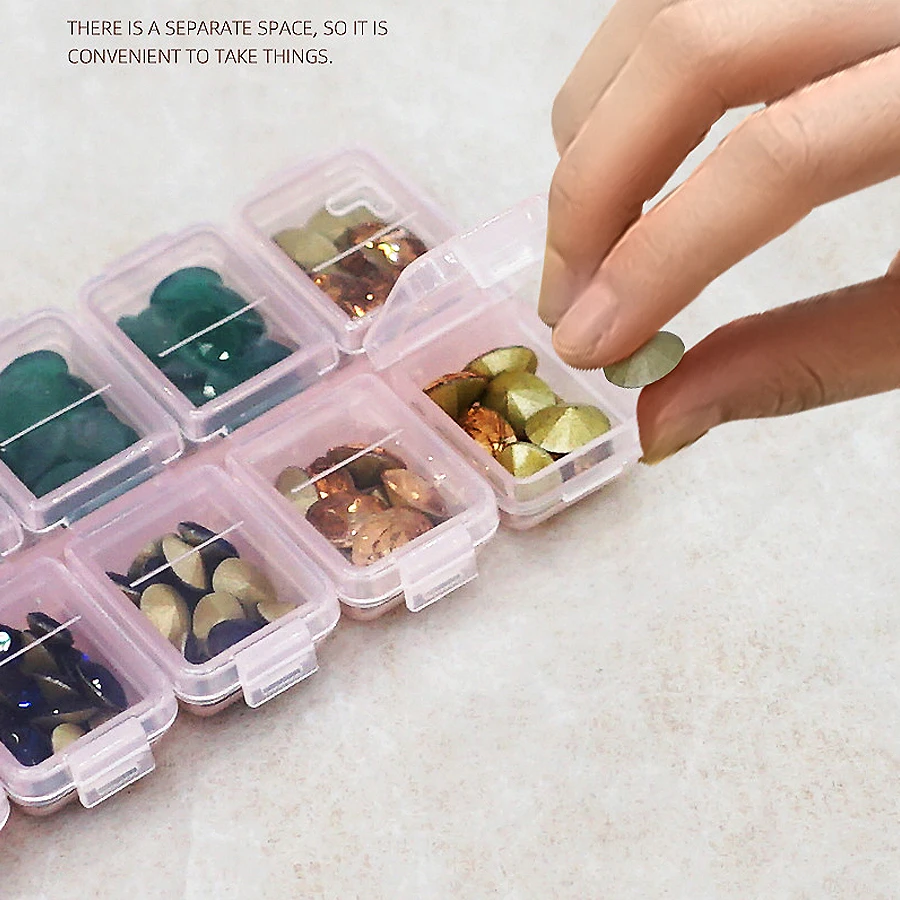 12-Fächer Kunststoff-Organizer – Nail Art Quirky Bewertung und Preis