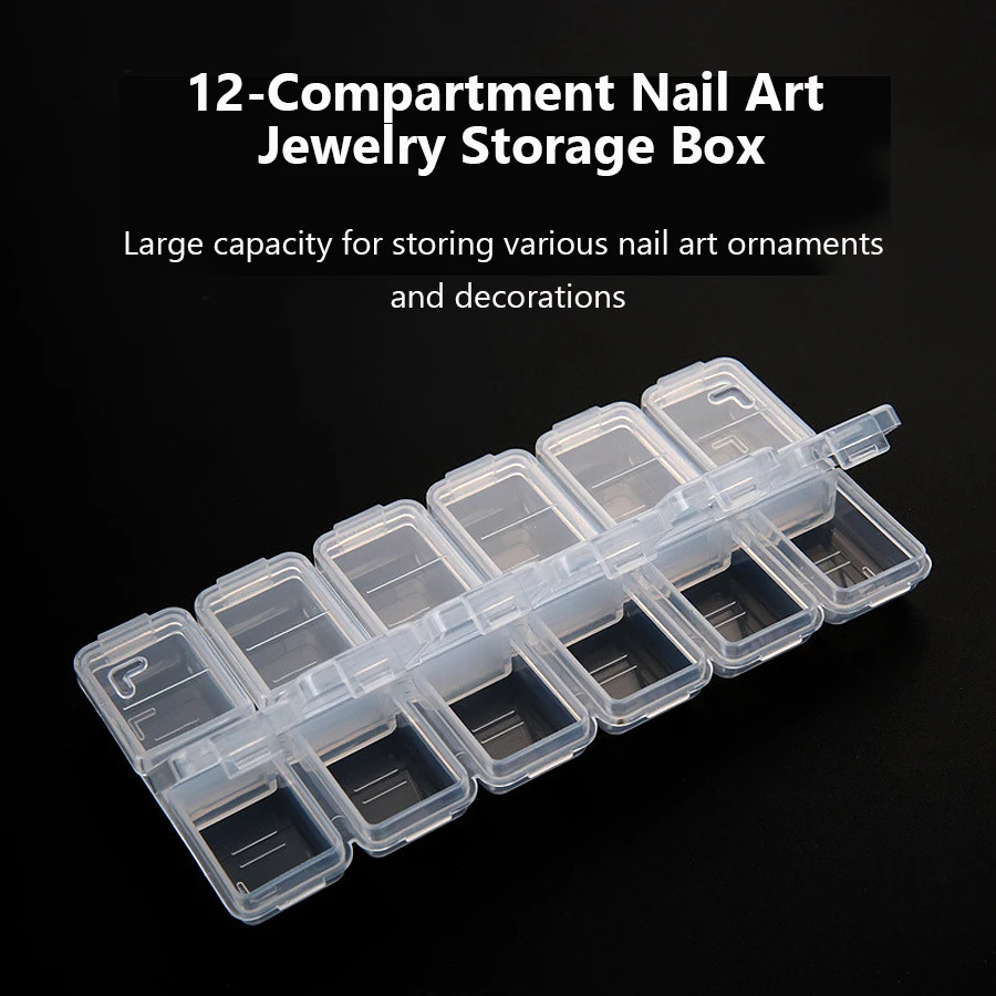 12-Fächer Kunststoff-Organizer – Nail Art Quirky Bewertung und Preis