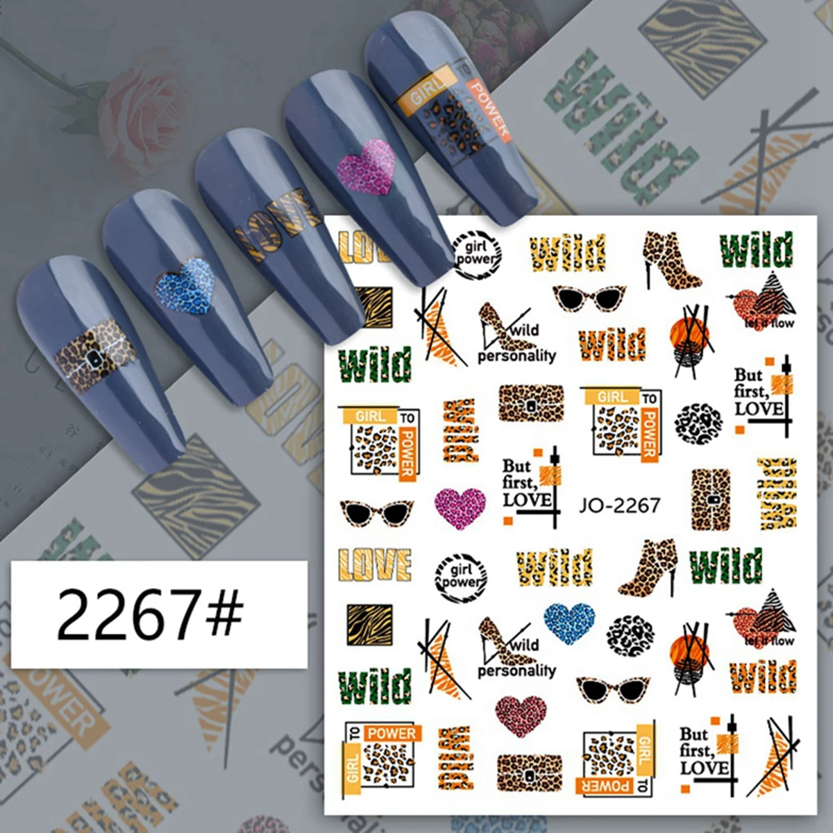 Leoparden muster Serie Nail Ar – Nail Art Zebra Design Bewertung und Preis