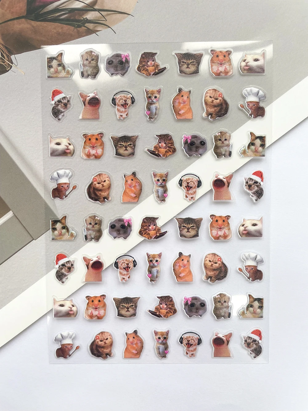 Mini PVC Lustige Katzen-Poster – Nail Art Design Bewertung und Preis