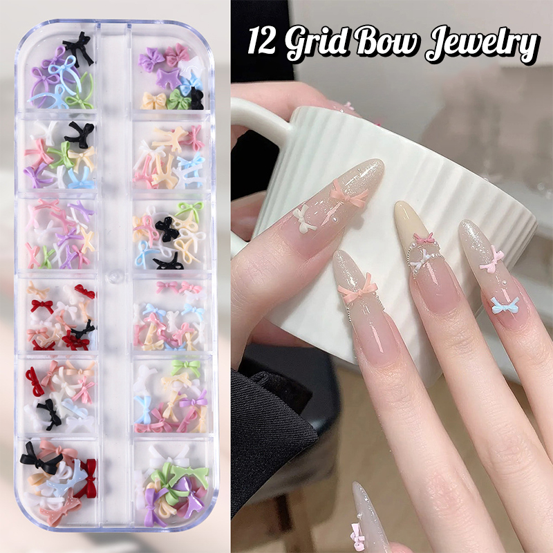 12 Gitter mehrere Farben Bowkn – Nail Art Design Bewertung und Preis