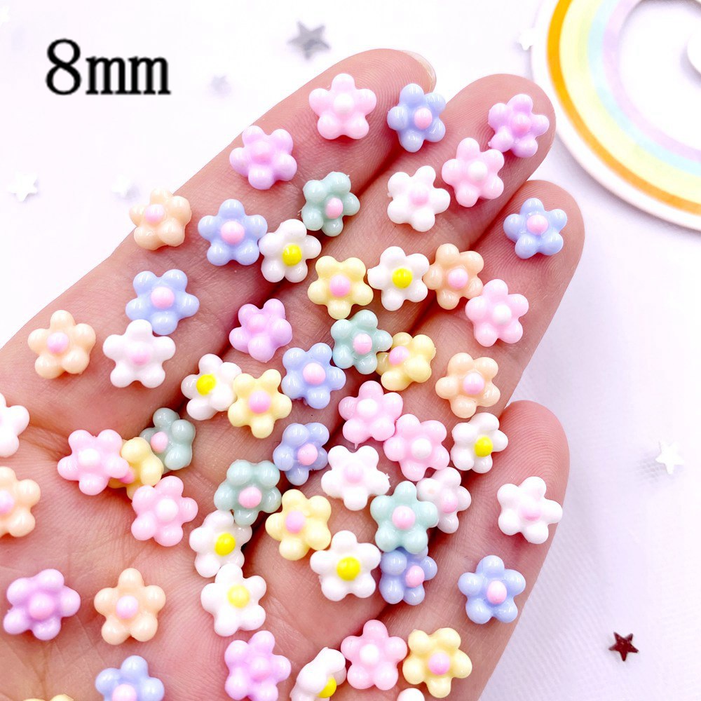 100 Stück 8mm Harz 3D Bunte Ka – Nail Art Xmas Bewertung und Preis